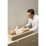 Housse de coussin de lavage Waves taupe