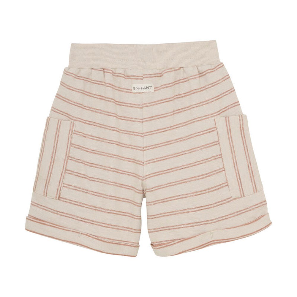 Short enfant avec poches - rayures