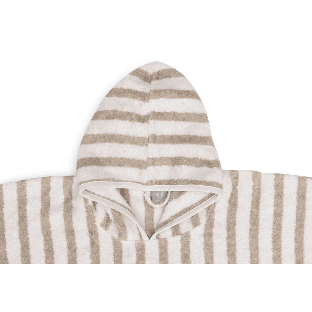 Jollein Poncho de bain Stripe Terry vert olive
