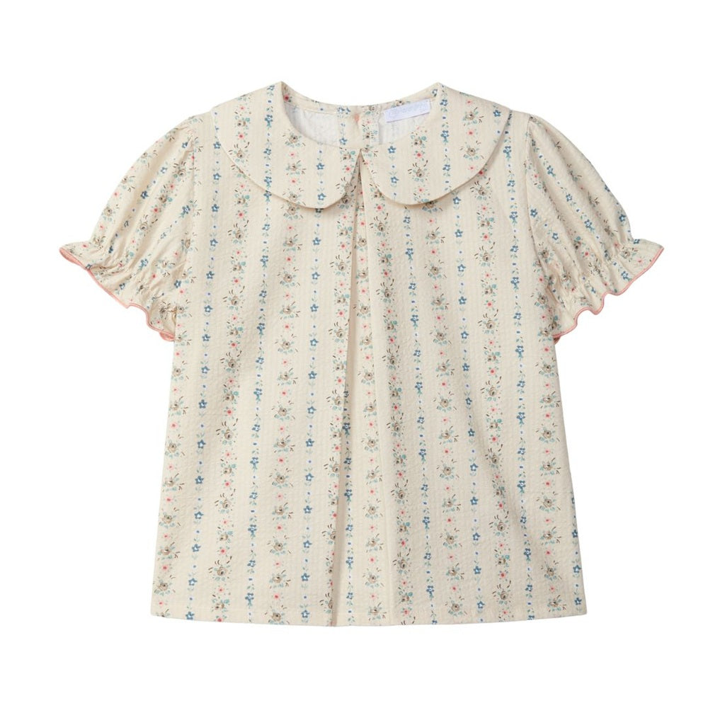 Blouse en coton Laranjinha pour bébé - sable