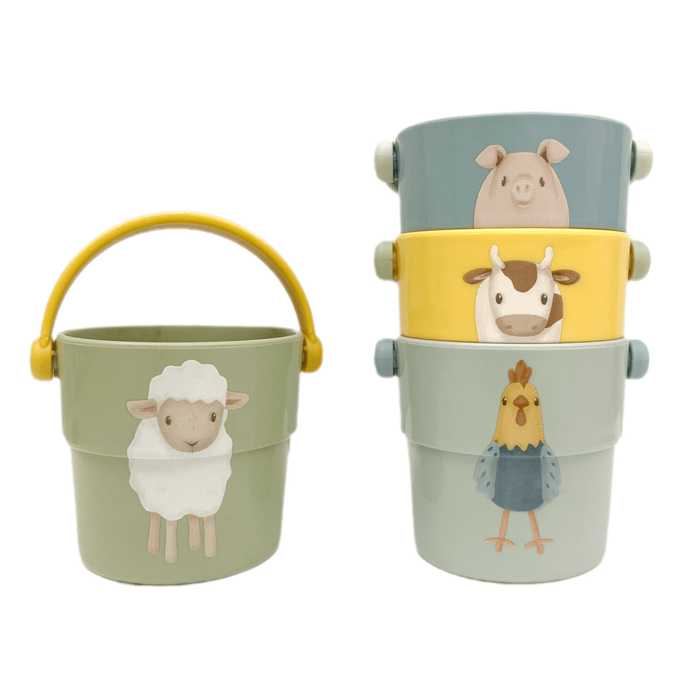 Little Dutch Gobelets de bain - Little Farm