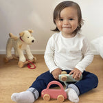 Egmont Toys Petites voitures en bois - 3 couleurs