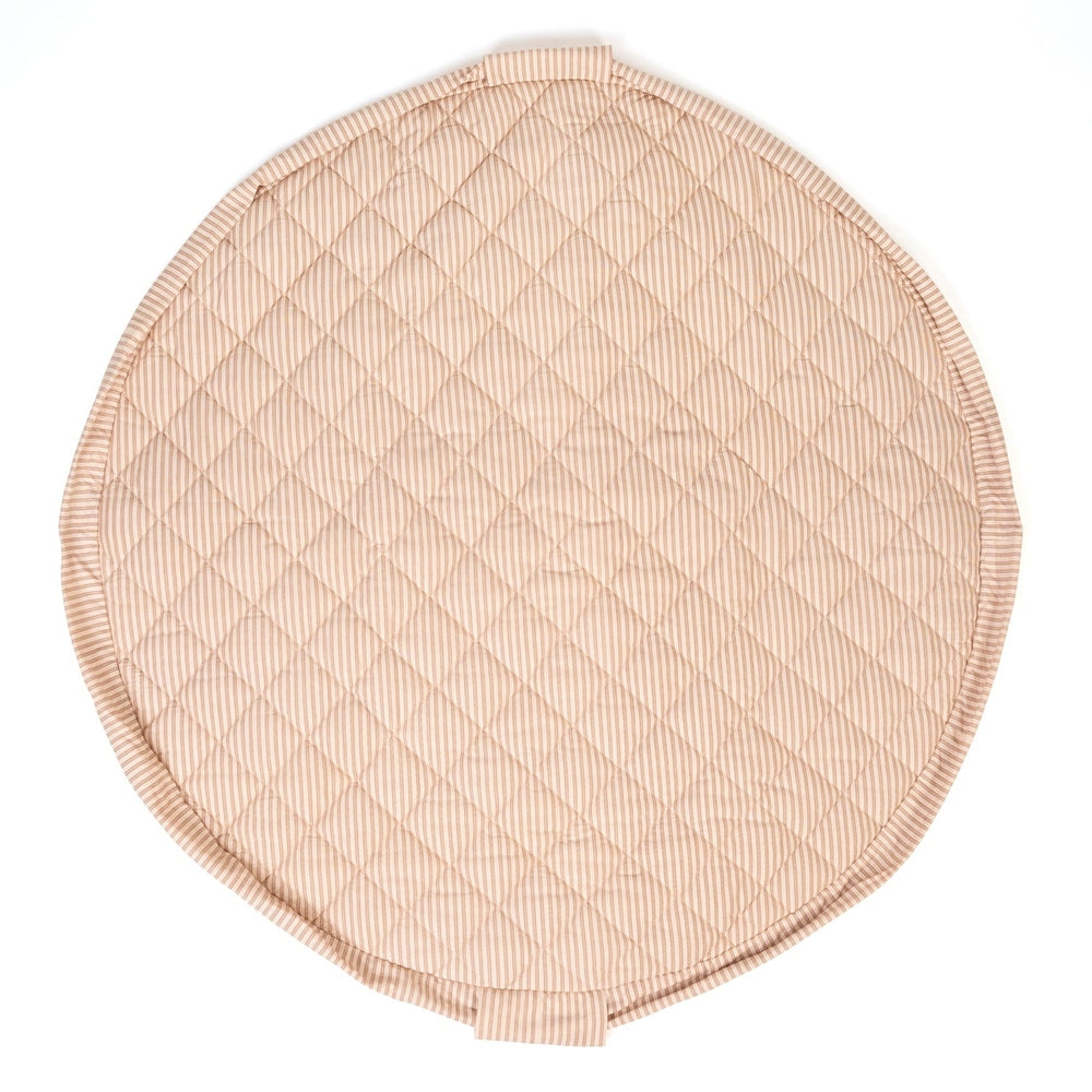 Play&Go Tapis d'éveil 3In1 - Doux bio - Rayures marron