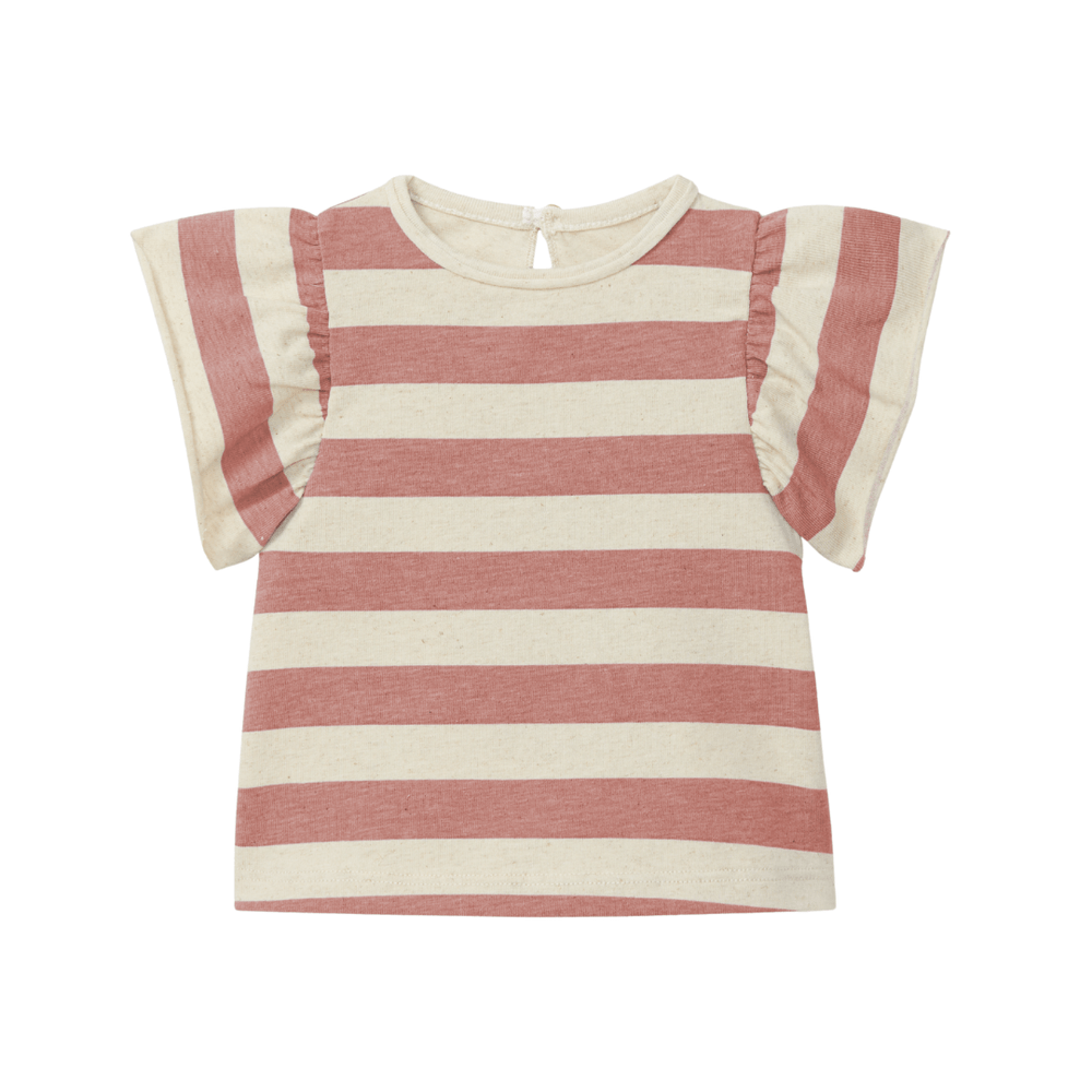 Top en coton ajusté - Terracotta
