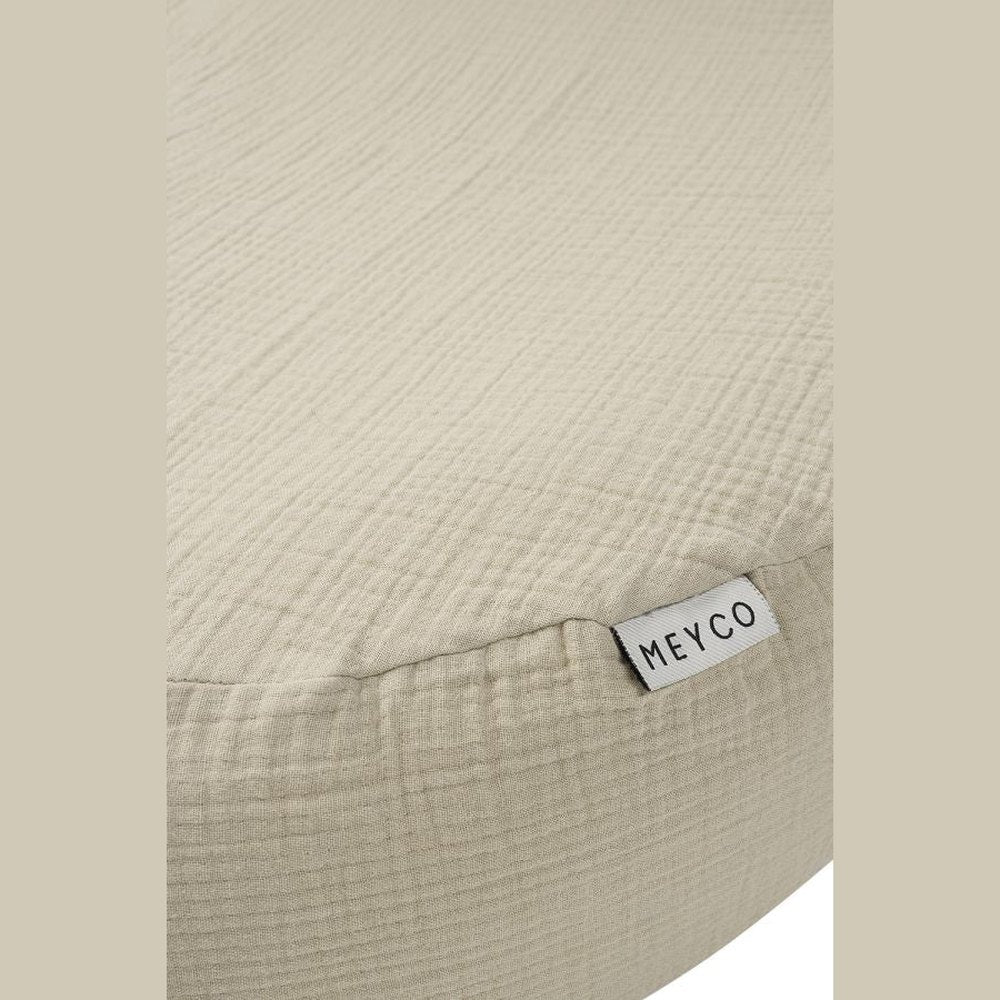 Meyco Housse pour coussin d’allaitement/de grossesse - Hydrophile/Tetra - Sable