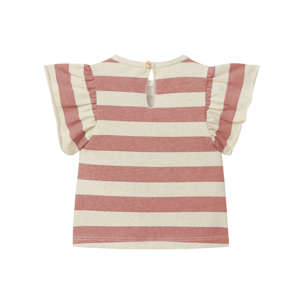 Top ajusté en coton - Terracotta
