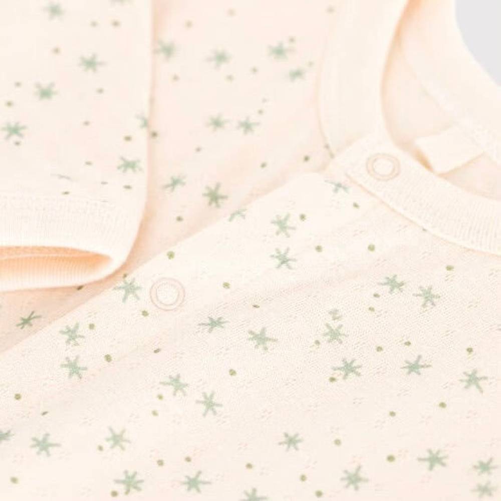 Petit Bateau Combinaison bébé en coton à imprimé étoiles