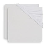 Jollein drap-housse en jersey 40/50x80/90 cm - blanc