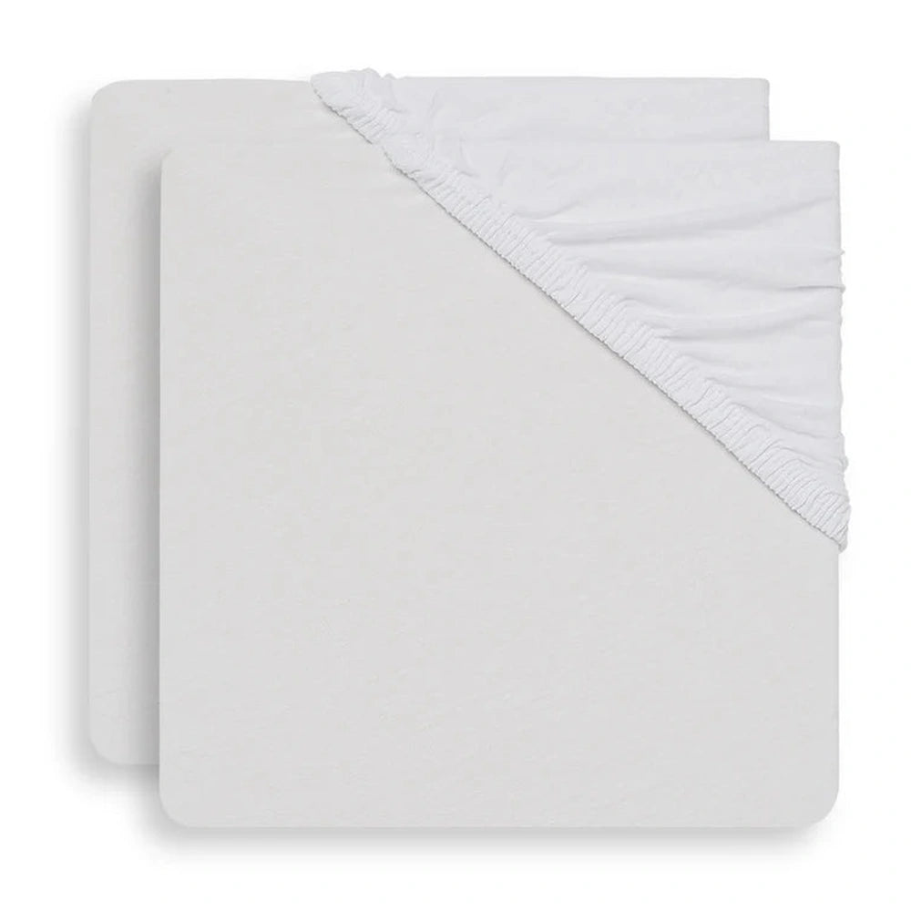 Jollein drap-housse en jersey 40/50x80/90 cm - blanc