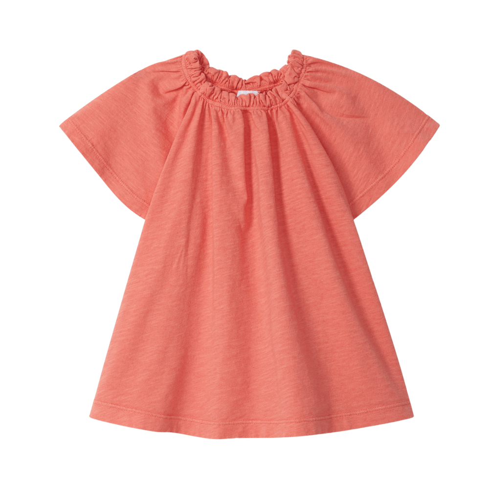 Haut en coton pour enfants - framboise