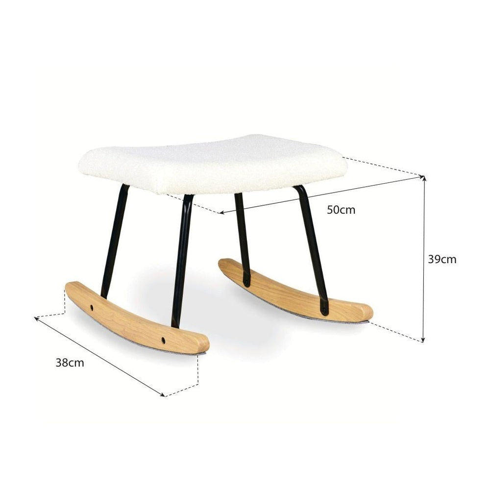 Quax tabouret à bascule Rocker Rocking Chair Basic/Nordic - Desert