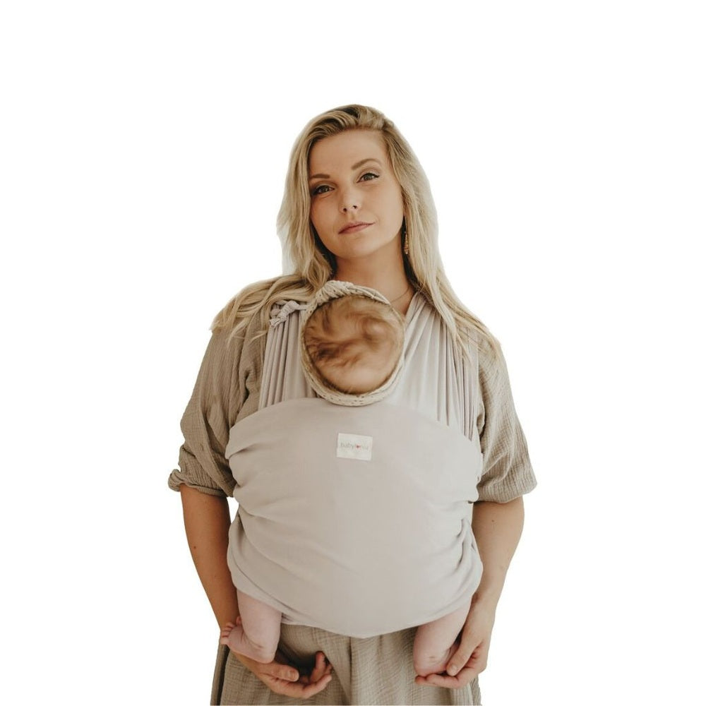 Écharpe de portage Babylonia Tricot-Easy Organic - Sable chaud
