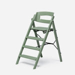 Chaise haute Kaos Klapp - Chaise haute évolutive - Pliable et compacte - Plastique recyclé - Vert minéral