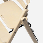 Chaise haute Kaos Klapp - Chaise enfant évolutive - Pliable et compacte - Plastique recyclé - Sable du désert