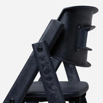 Chaise haute Kaos Klapp - Chaise enfant évolutive - Pliable et compacte - Plastique recyclé - Noir charbon
