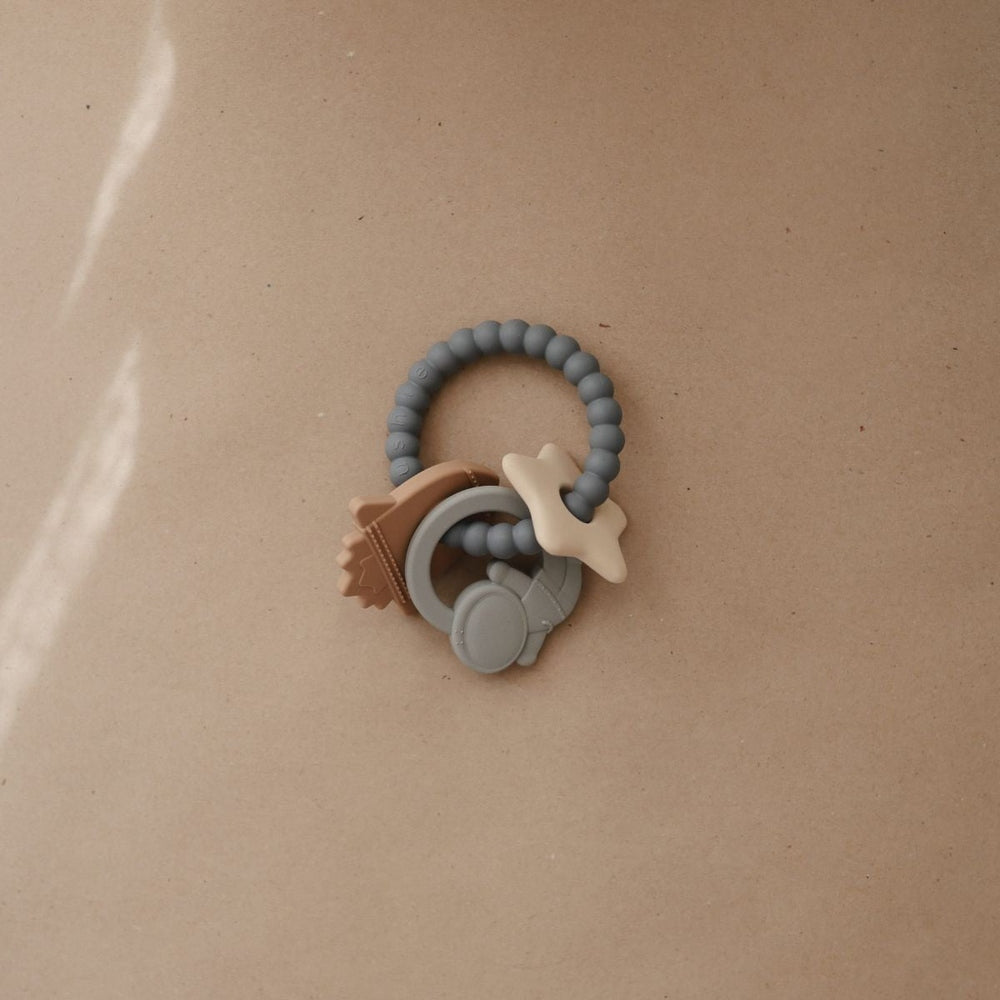 Anneau de dentition Mushie - Bleu