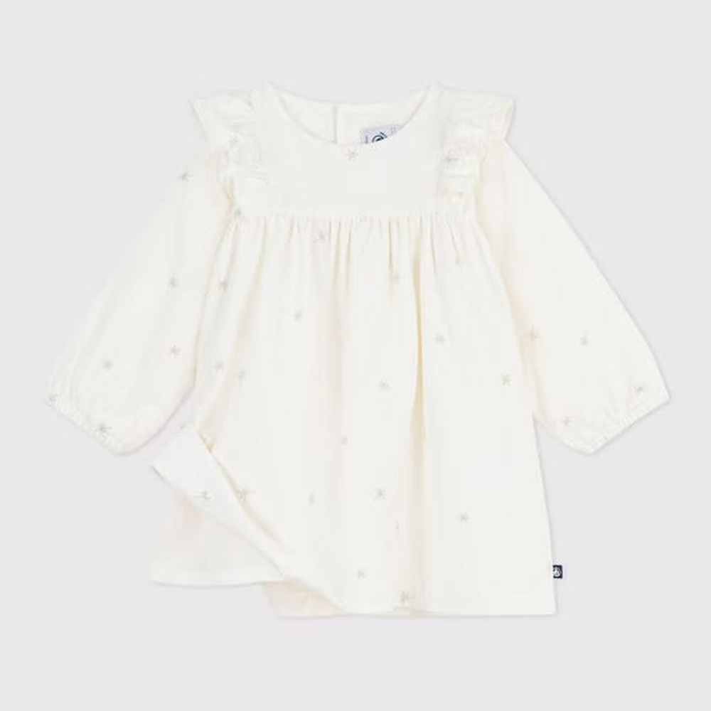 Petit Bateau Robe à manches longues