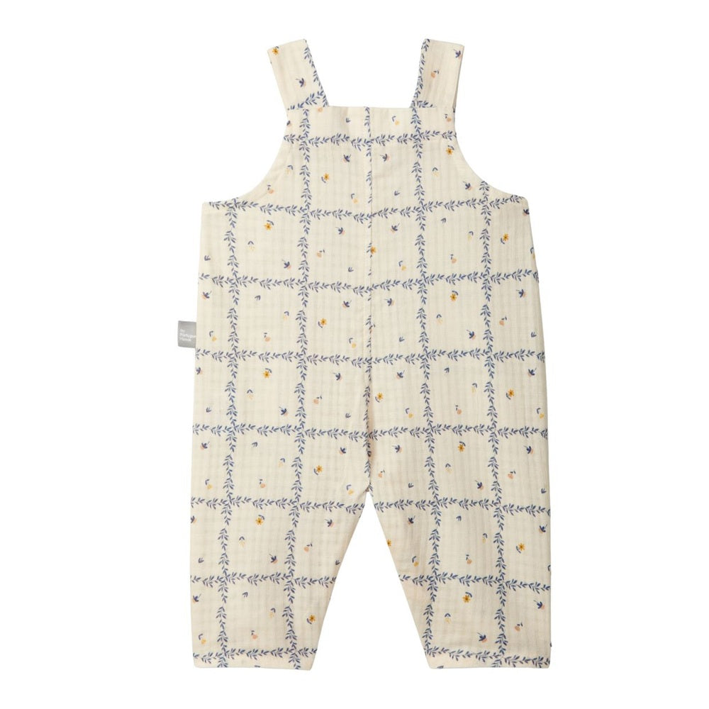 Salopette en coton ajustée - Indigo