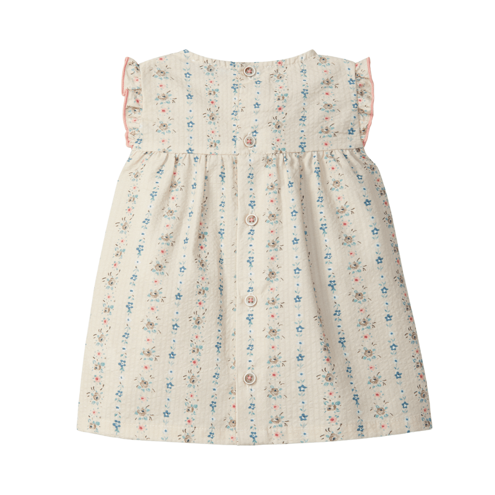 Robe en coton Laranjinha pour bébé - Sable