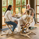 Chaise haute Leander Louie évolutive pour enfant - chêne naturel