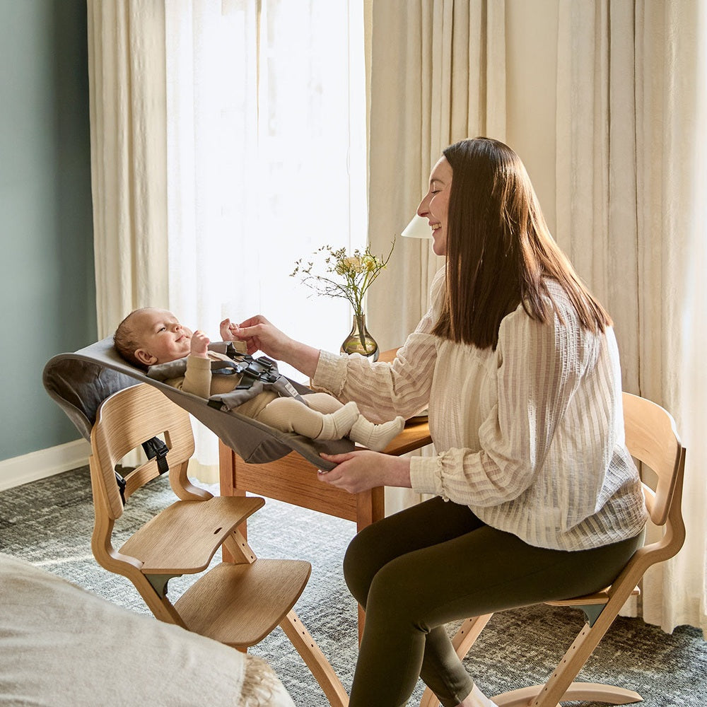 Leander Newborn Set pour chaise haute Louie - gris froid