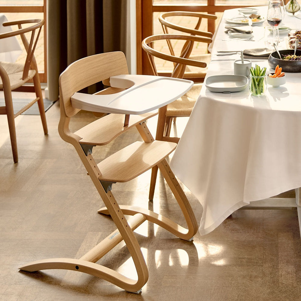 Leander plateau de table pour chaise haute Louie - blanc