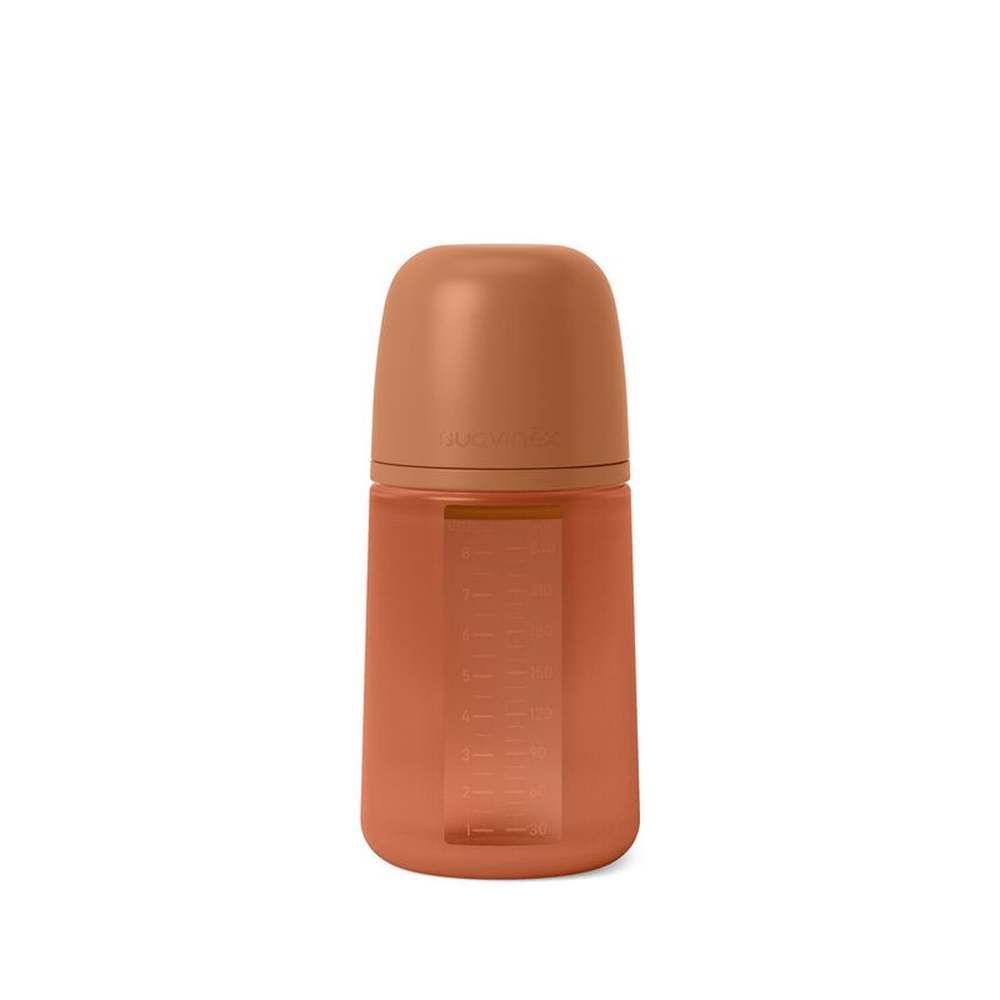 Suavinex - Biberon souple en silicone - 240ml - Terracotta
