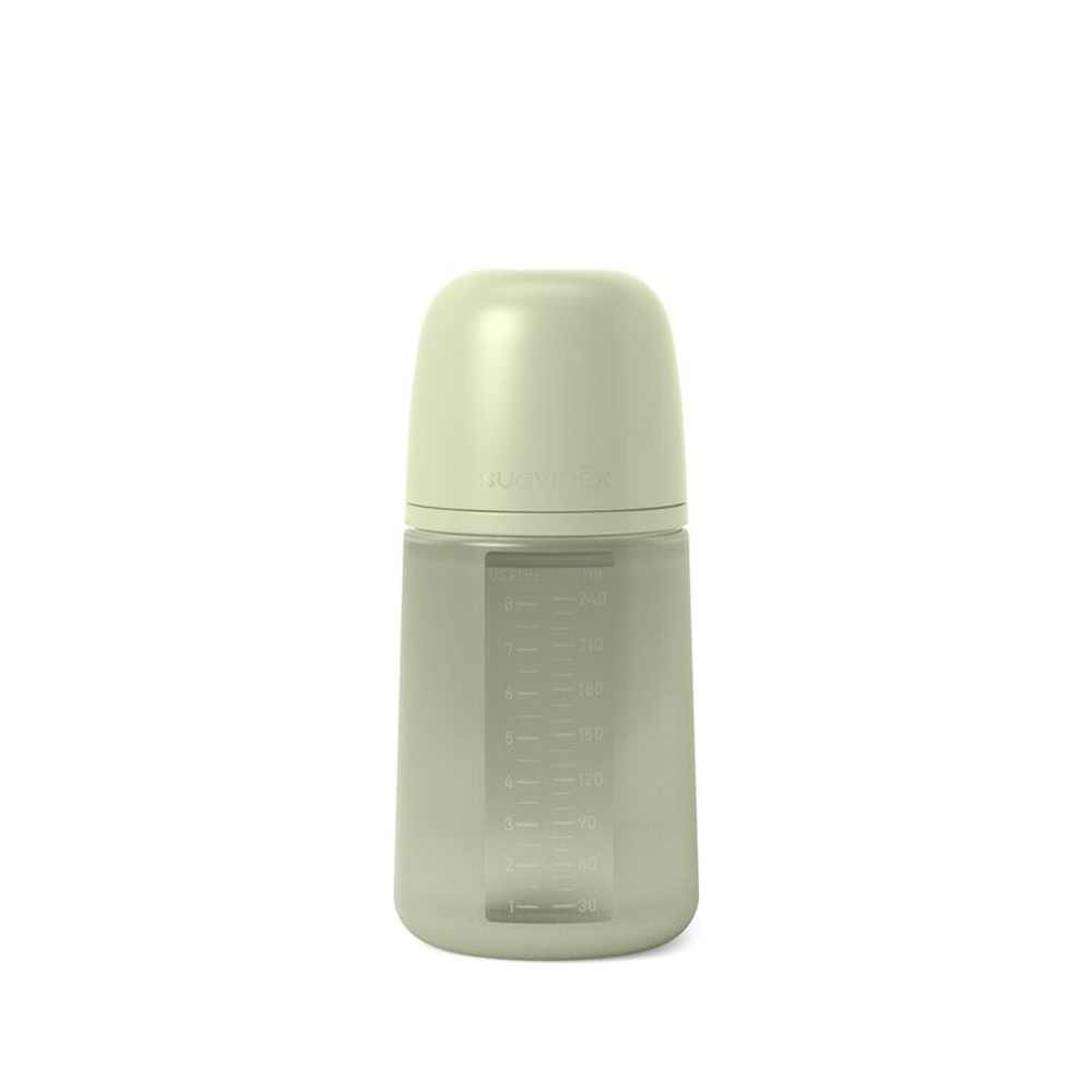 Suavinex - Biberon flexible en silicone - 240 ml - Vert