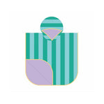 Quut - Poncho à capuche - 60x60 - Lagon