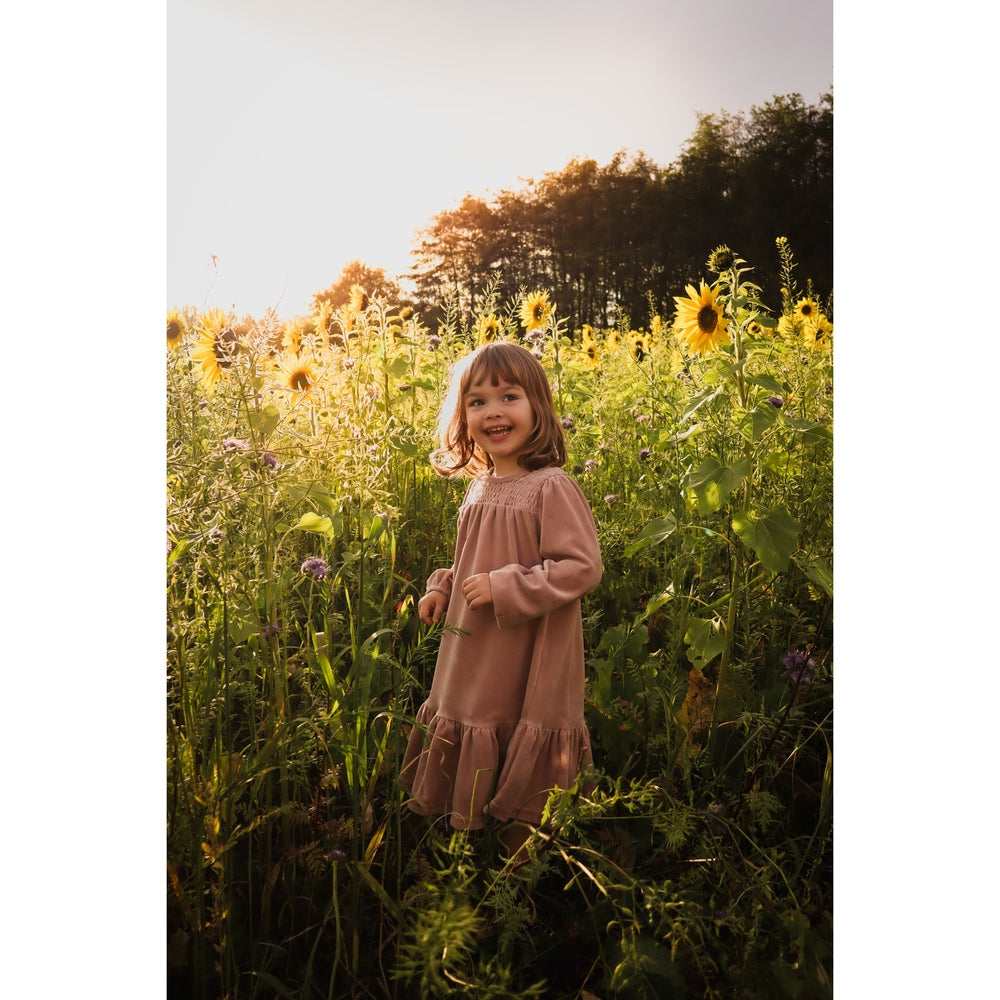 Robe en velours Huttelihut - Fauve