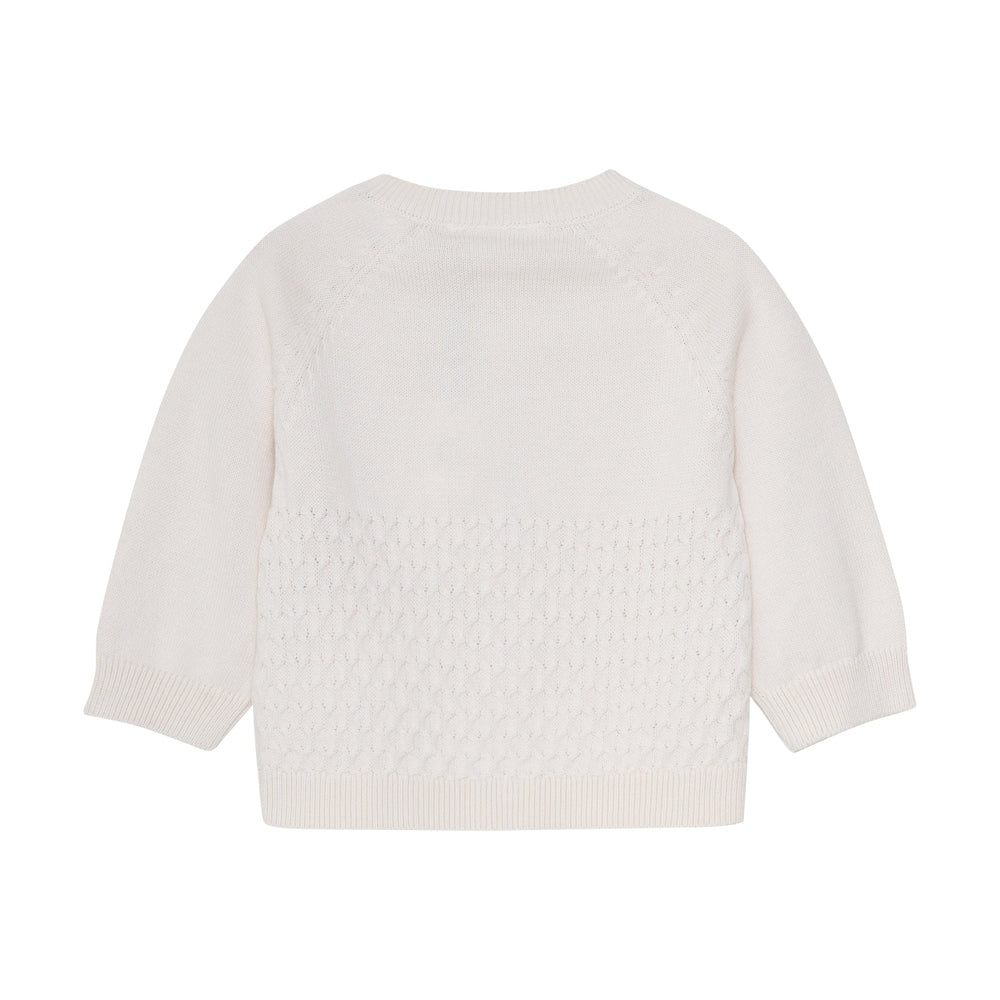 Gilet tricoté Fixoni - Eggnog