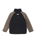 Veste Teddy En Fant - Bleu/Beige