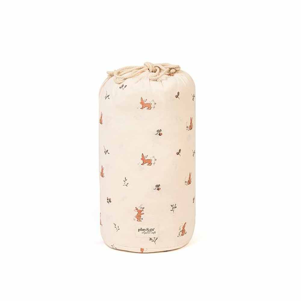 Play&Go Tapis de jeu 3-en-1 - Doux bio - Lapin