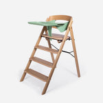 Tablette repas pliante Kaos verte - Pour enfants jusqu'à 36 mois