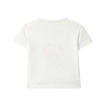 Laranjinha T-shirt en coton pour enfants "Jouons, petit crabe" - Blanc cassé
