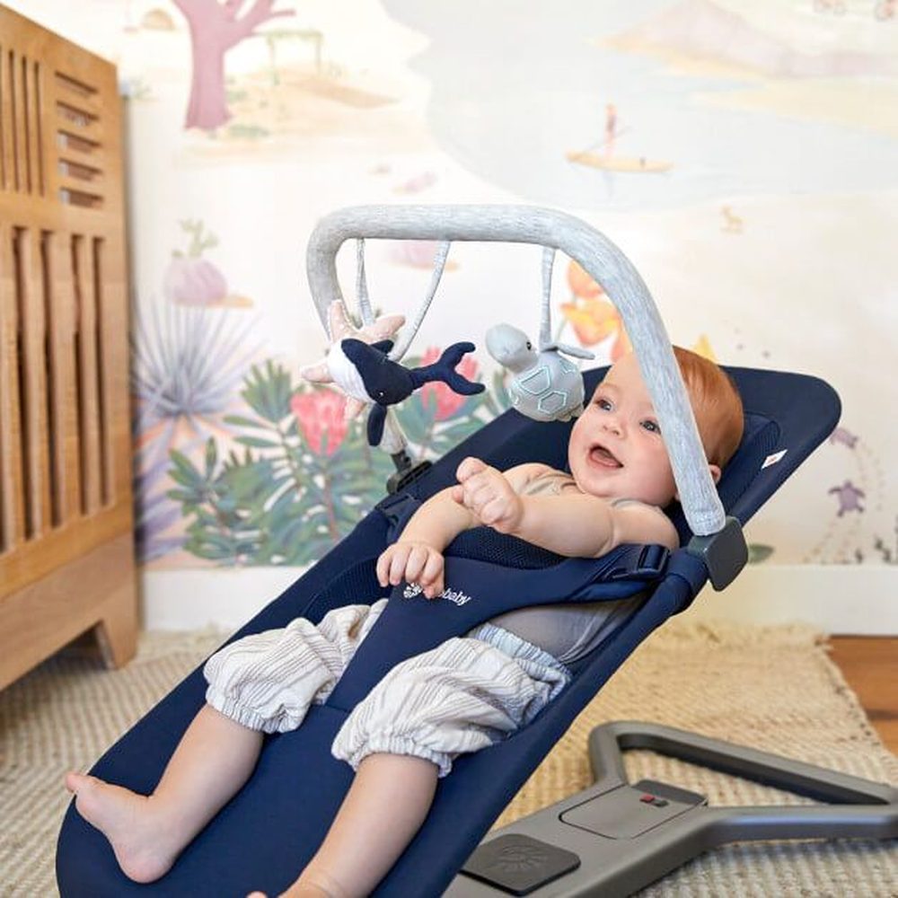 Ergobaby 3-en-1 Evolve Bouncer - Transat Midnight Blue