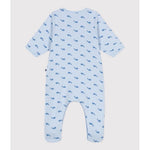 Bodyjama Petit Bateau à imprimé baleine en tubique pour bébé