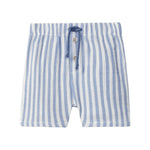 Laranjinha Shorts d'été rayés pour enfants - bleu moyen