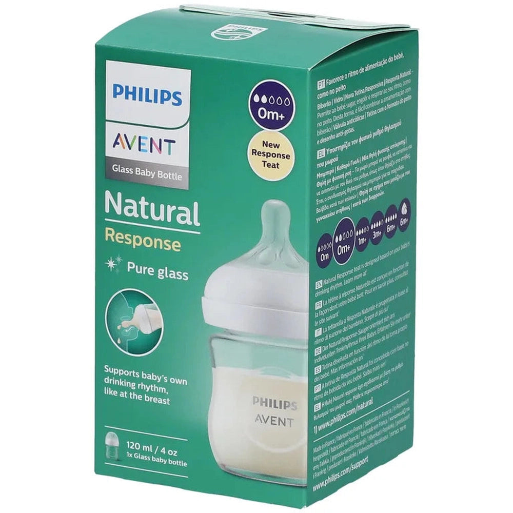 Biberon Avent Natural 3.0 Response 120 ml en verre