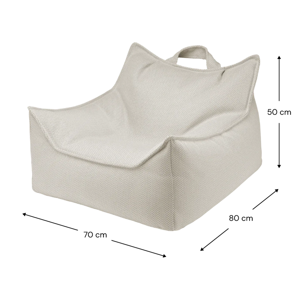 Wigiwama Pouf d’extérieur - Outdoor Beanbag Chair - Terra
