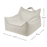 Wigiwama Pouf d’extérieur - Outdoor Beanbag Chair - Terra