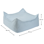 txt
Wigiwama Pouf carré - pouf d'extérieur carré - azur