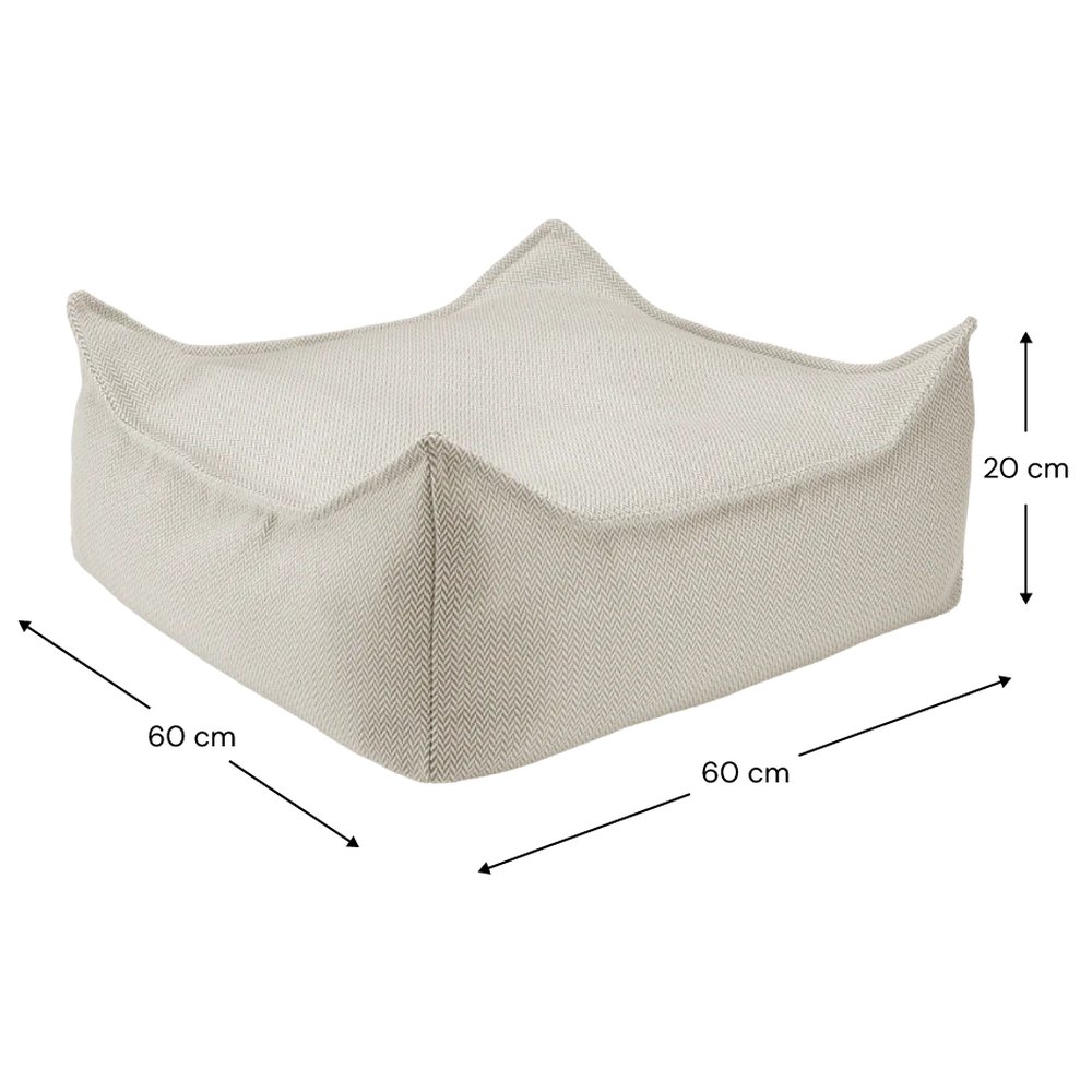 Wigiwama pouf carré - pouf d’extérieur carré - Terra