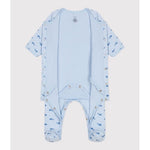 Bodyjama Petit Bateau à imprimé baleine en tubic pour bébé
