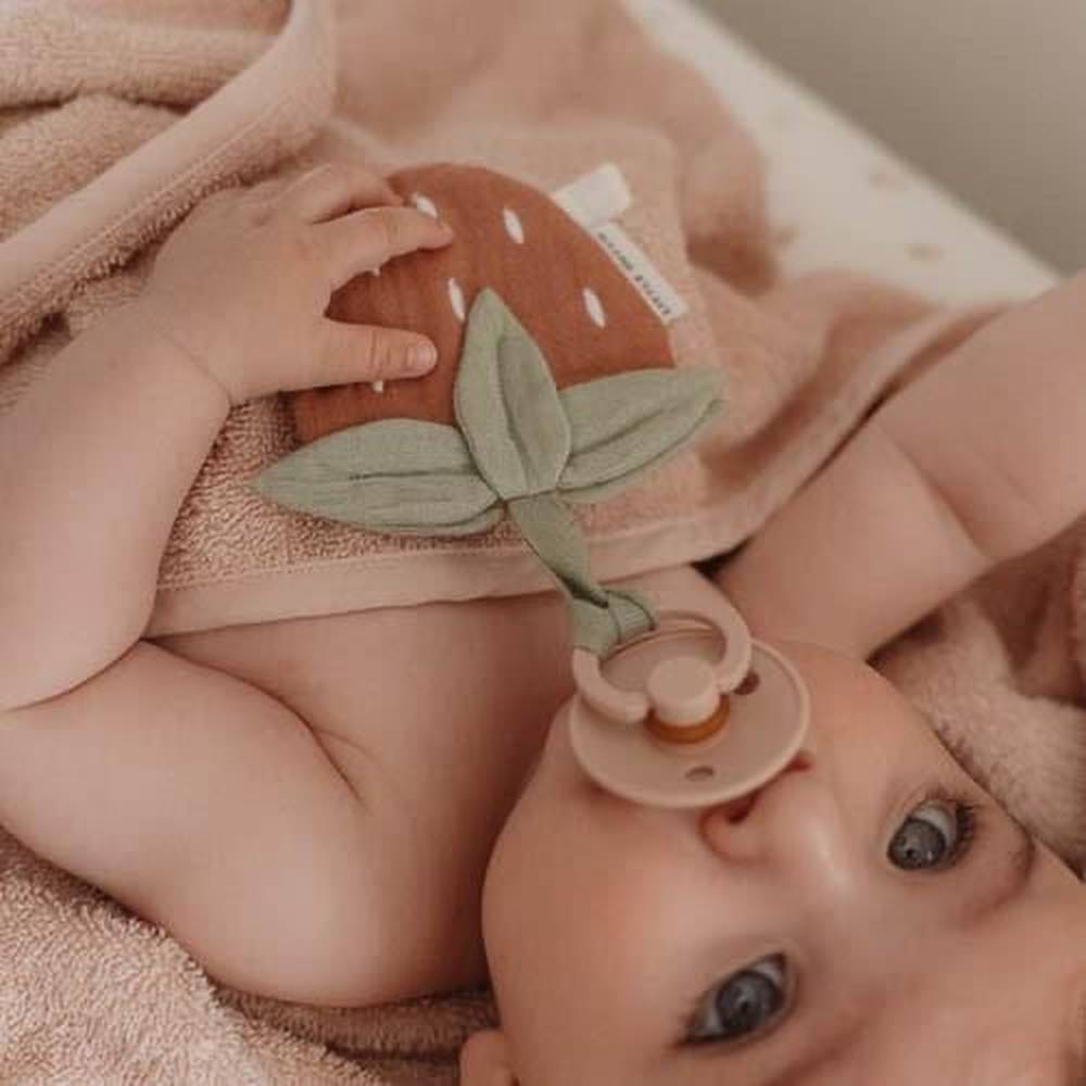 Little Dutch Doudou attache-sucette Fairy Garden - Fraise/Rouge