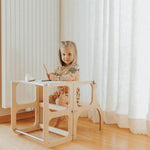 Ette Tete Step N' SIT tour d’apprentissage Montessori / marchepied - bois