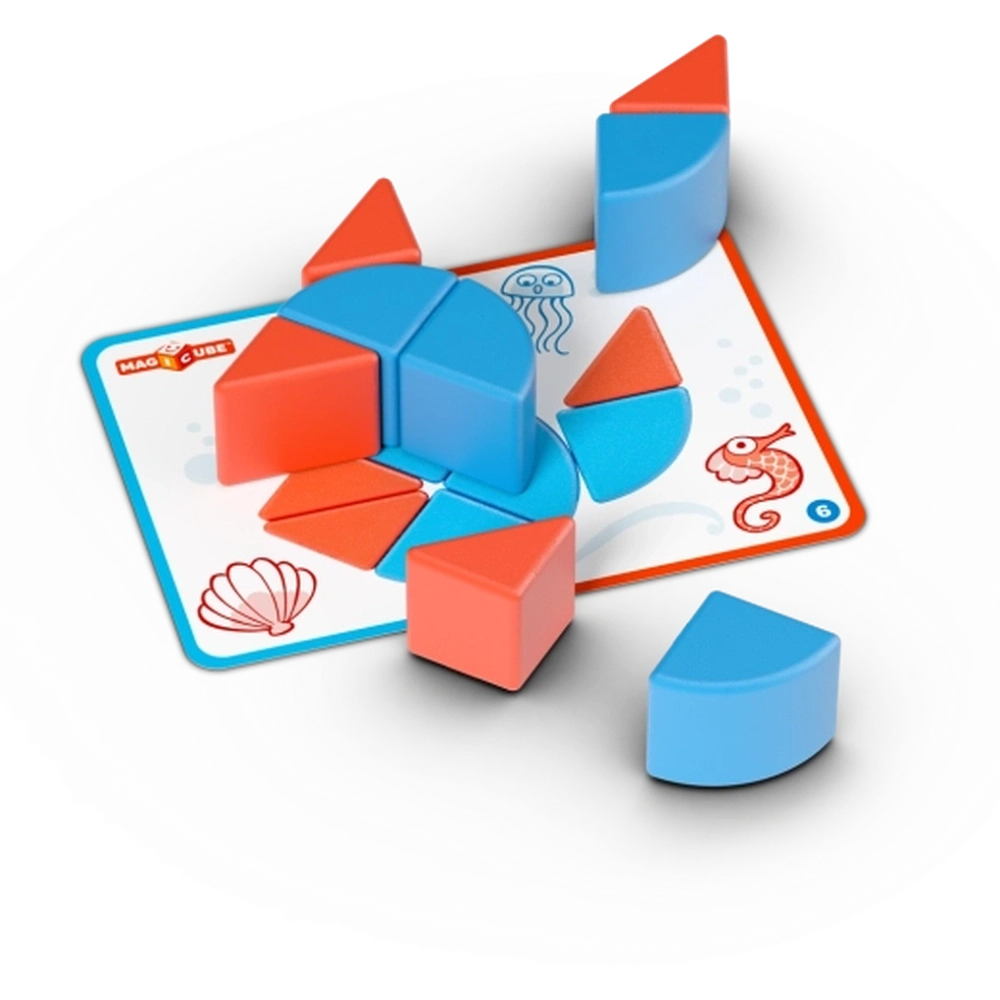 Geomag Magicube Blocs et cartes magnétiques | 16 pièces
