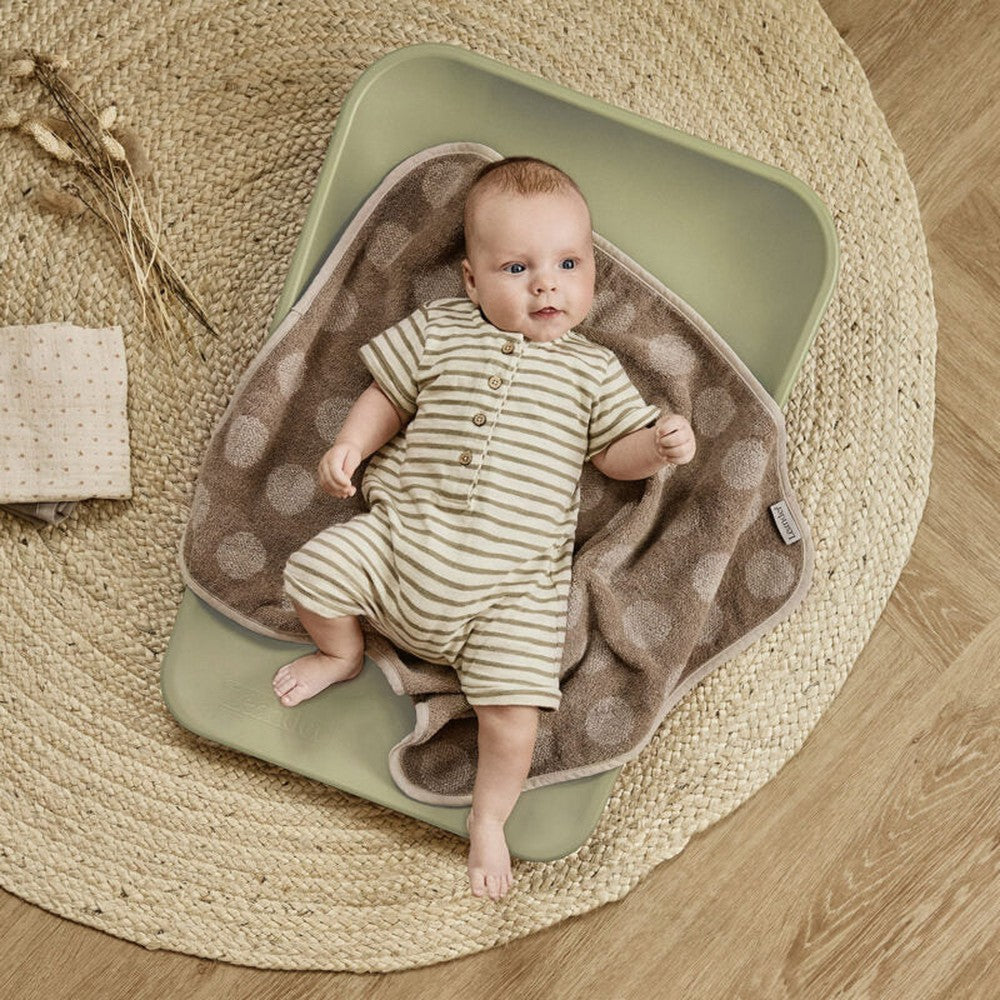 Leander Matty Matelas à langer/Coussin de soin Olive