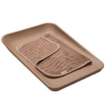 Leander protège-matelas en velours côtelé pour Matty Woodland Clay