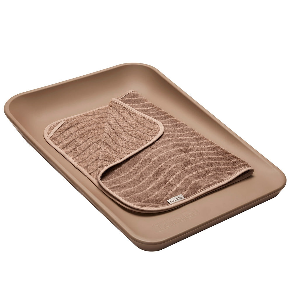 Leander protège-matelas en velours côtelé pour Matty Woodland Clay